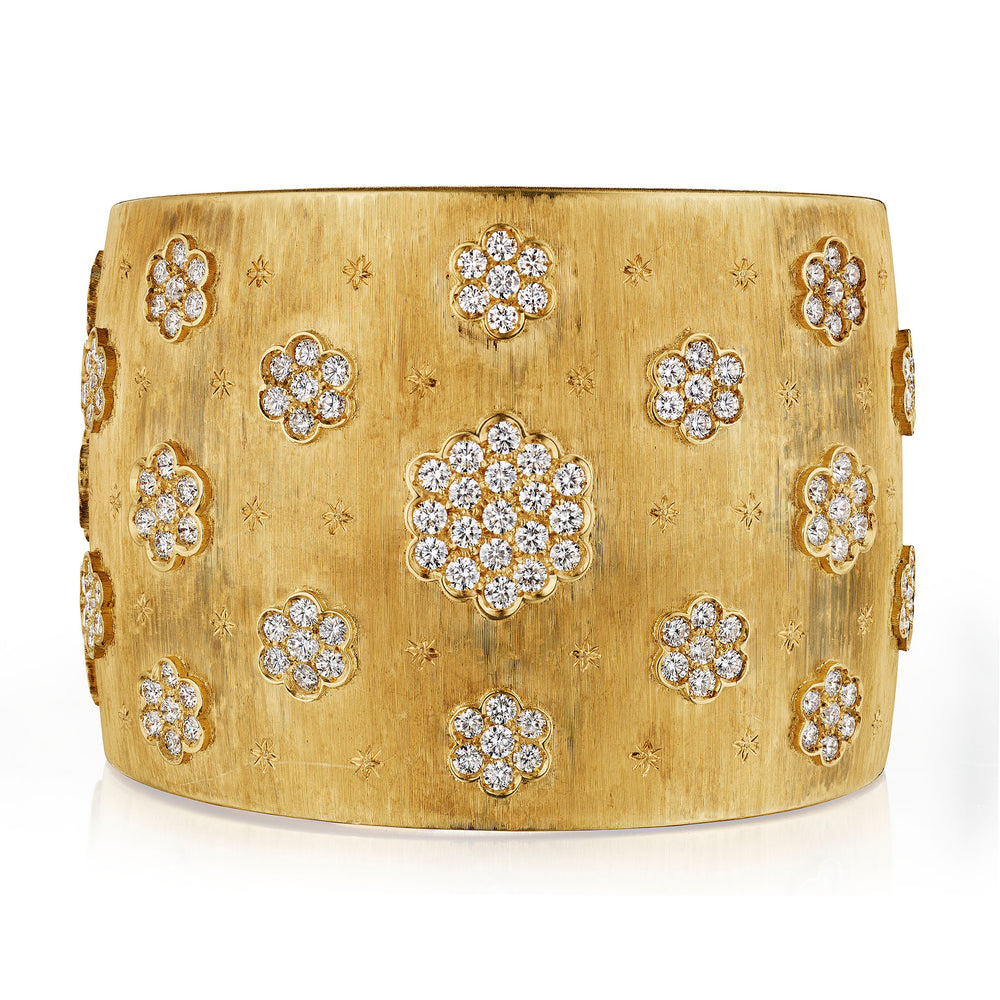 Macklowe Gallery Mario Buccellati Diamond Rigato Bracelet