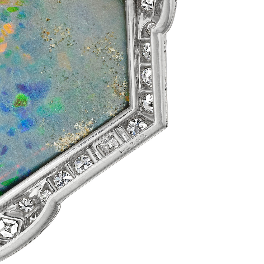 
                      
                        Macklowe Gallery J.E Caldwell & Co. Art Deco Black Opal Necklace
                      
                    