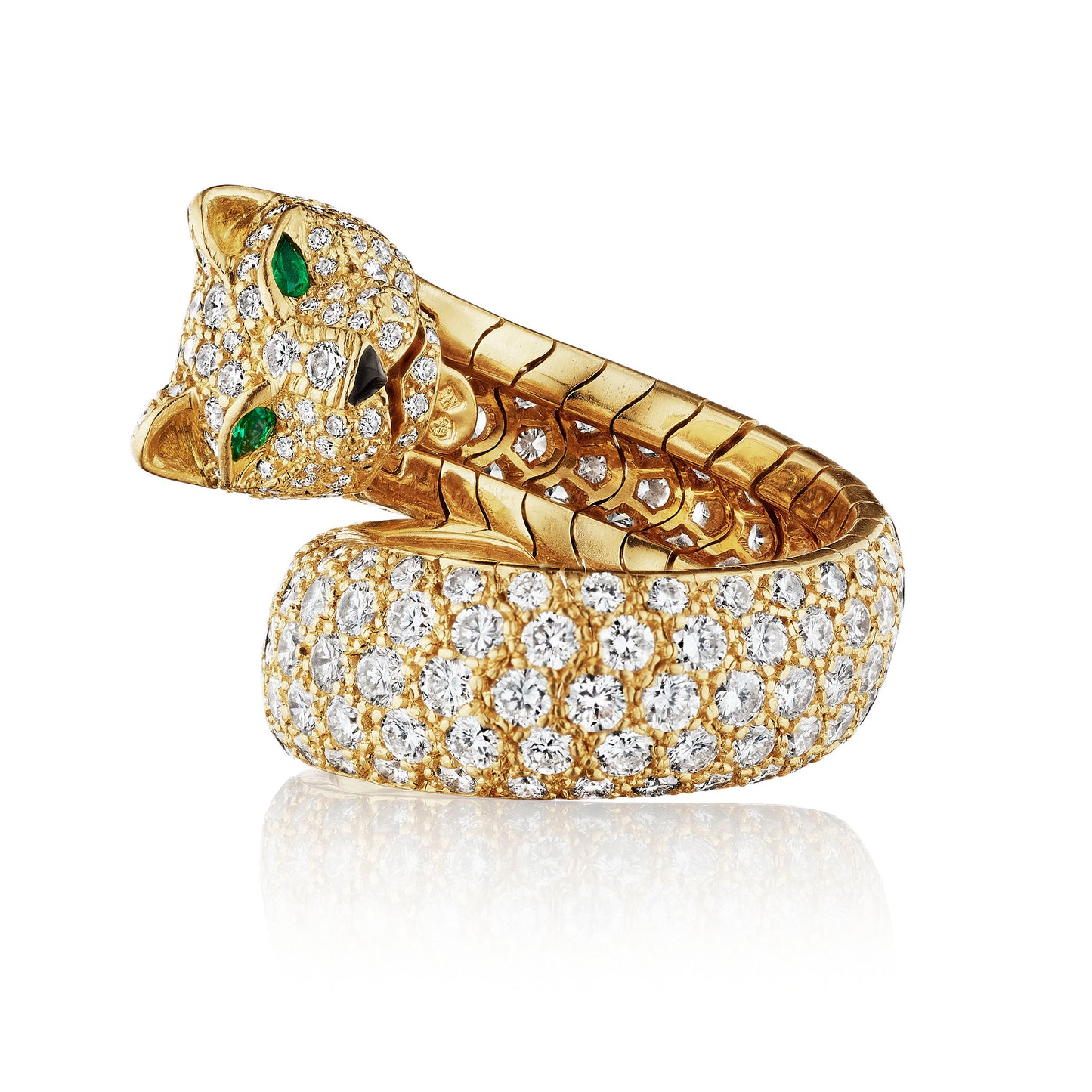 Macklowe Gallery Cartier Paris Diamond "Panthère Lakarda" Ring