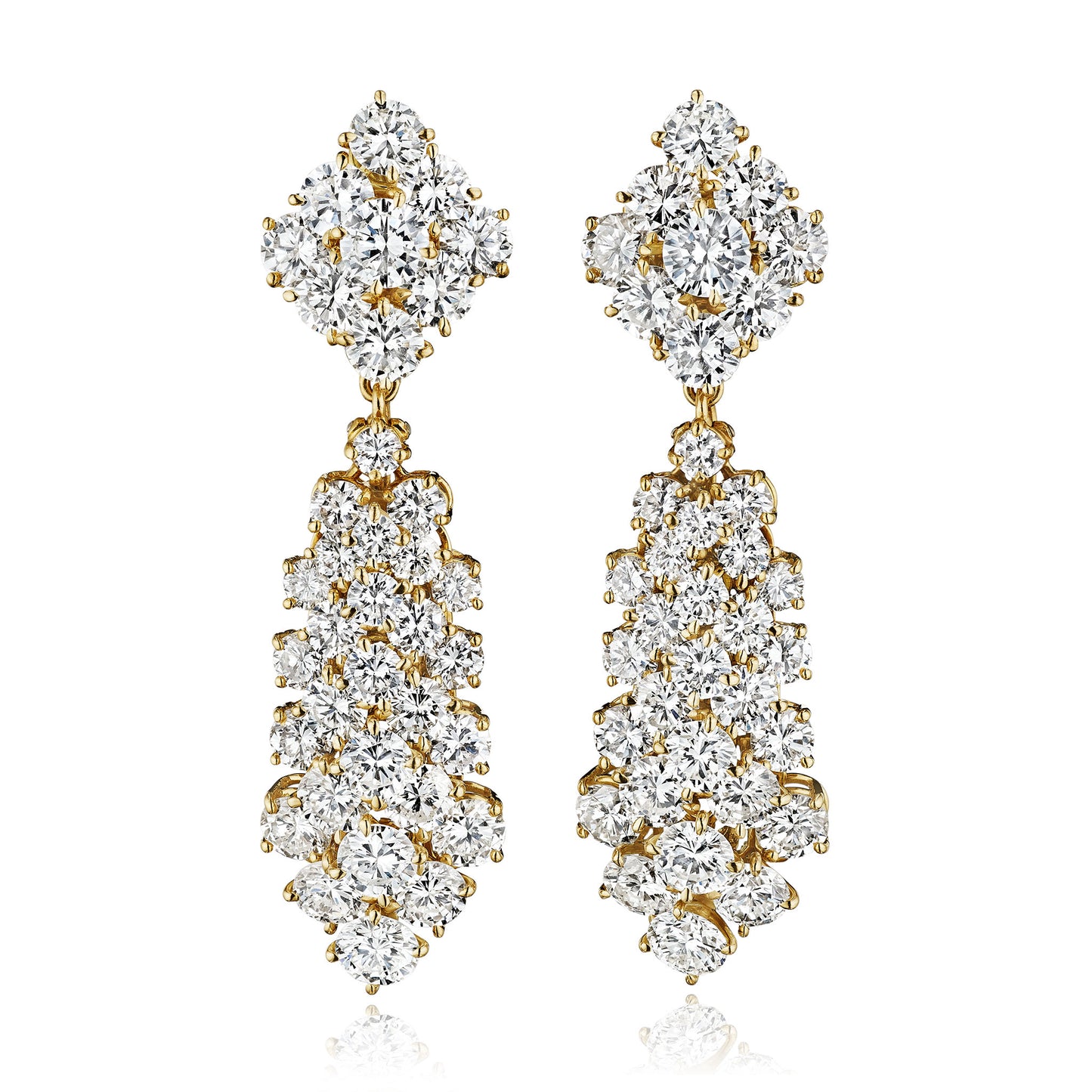 Macklowe Gallery Van Cleef & Arpels Diamond "À Cheval" Earrings
