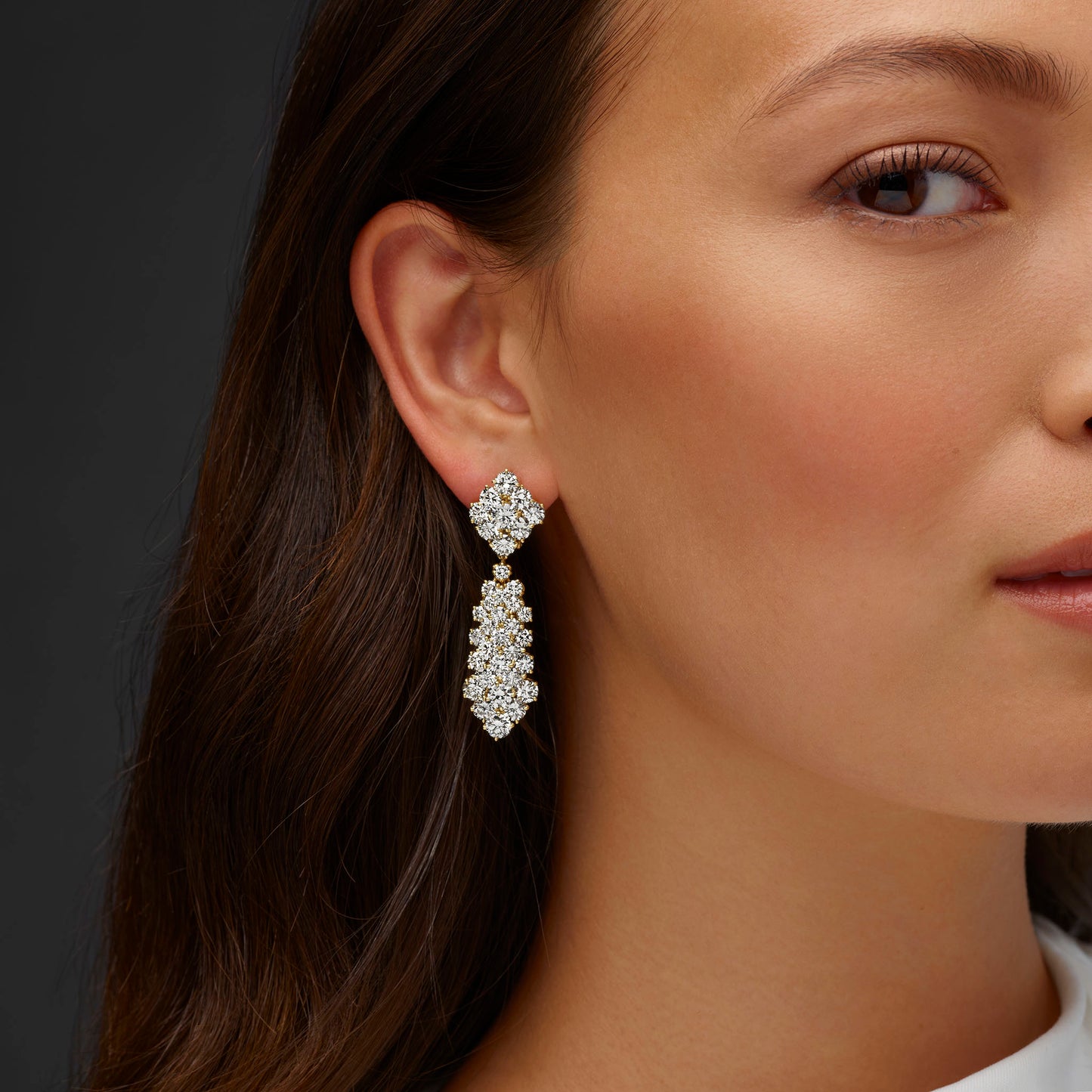Macklowe Gallery Van Cleef & Arpels Diamond "À Cheval" Earrings
