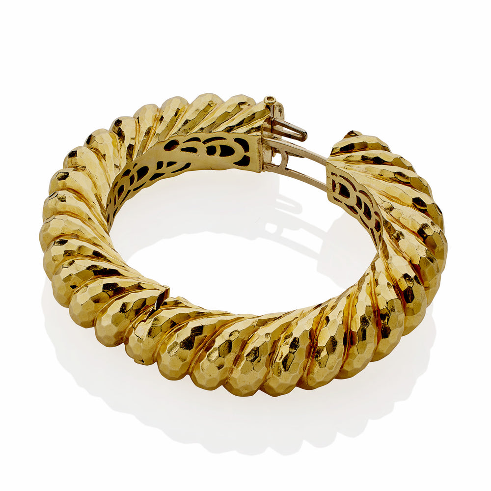 
                      
                        Macklowe Gallery Henry Dunay "Faceted" Bangle Bracelet
                      
                    