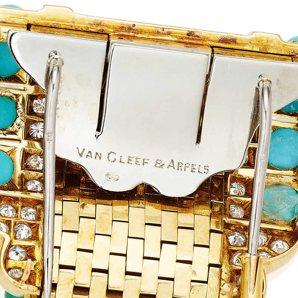 
                      
                        Macklowe Gallery Pair of Van Cleef & Arpels "Ludo Briquette" Clip Brooches
                      
                    