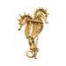 Macklowe Gallery Tiffany & Co. Georges Lenfant 18k Gold and Emerald Double Seahorse Brooch