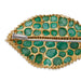 Macklowe Gallery Mario Buccellati Emerald Leaf Brooch