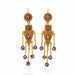 Macklowe Gallery Antique 1860s Amethyst Fringe Earrings