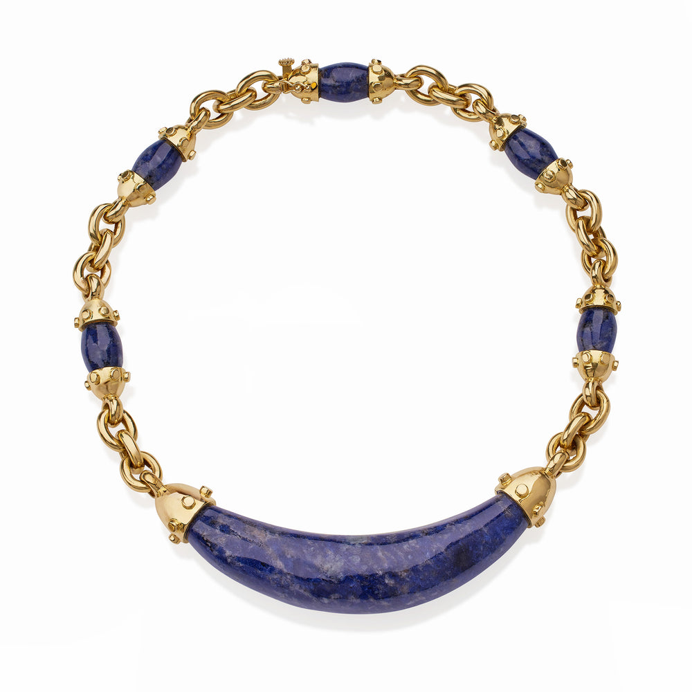 Macklowe Gallery Aldo Cipullo for Cartier 18K Gold and Sodalite 