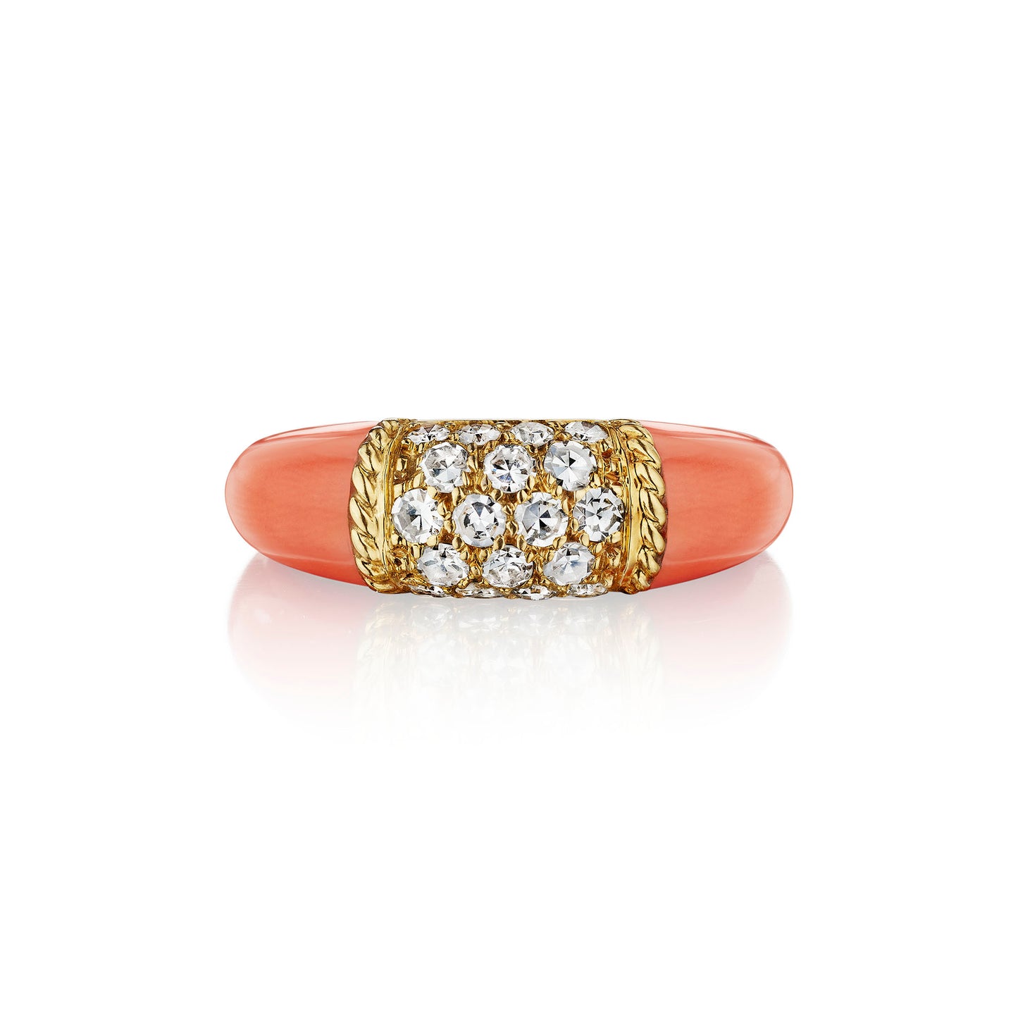 Macklowe Gallery Van Cleef & Arpels Paris Coral "Philippine" Ring