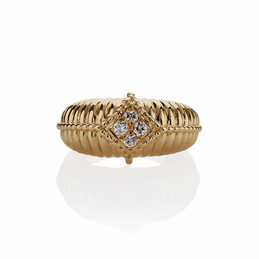 Macklowe Gallery Van Cleef & Arpels 18K Gold and Diamond Ring