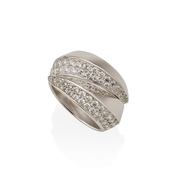 Macklowe Gallery Cartier Paris Diamond "Panthère Griffe" Ring