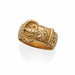 Macklowe Gallery Antique English 18K Gold Buckle Ring