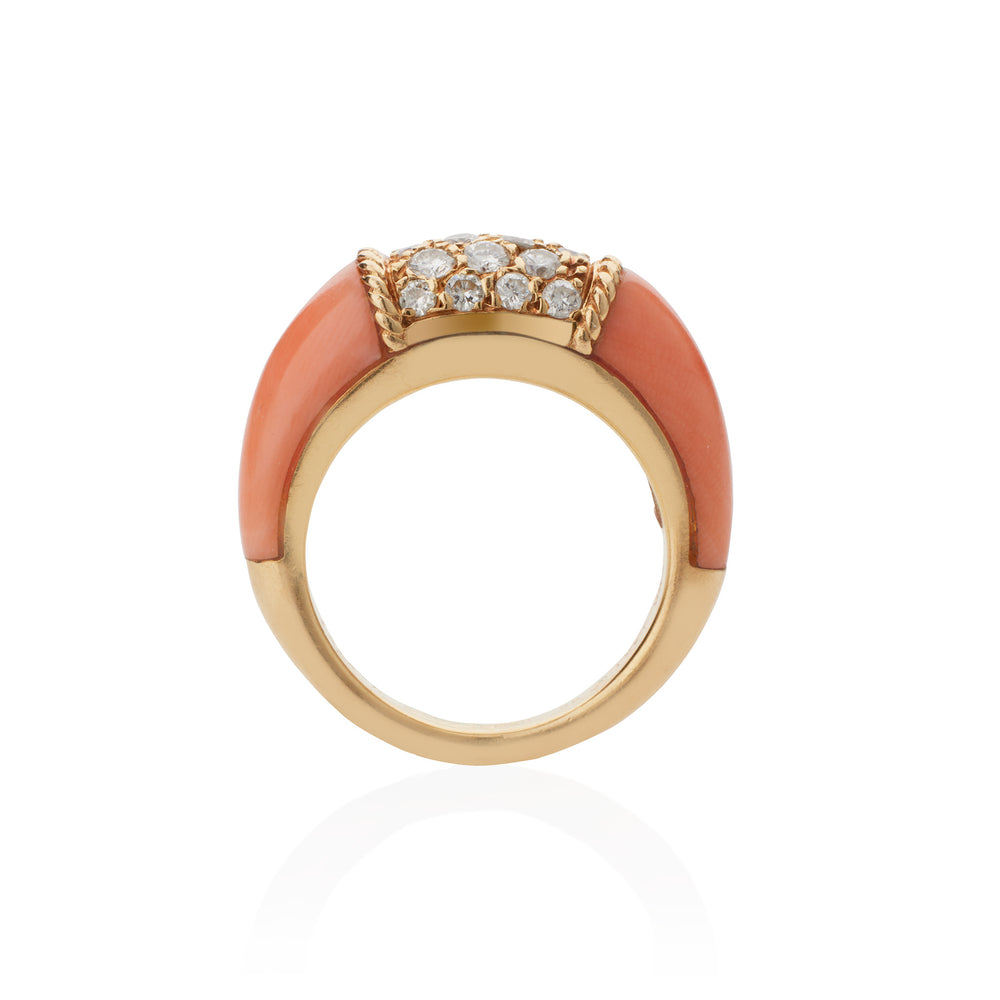 
                      
                        Macklowe Gallery Van Cleef & Arpels Paris Angelskin Coral "Philippine" Ring
                      
                    