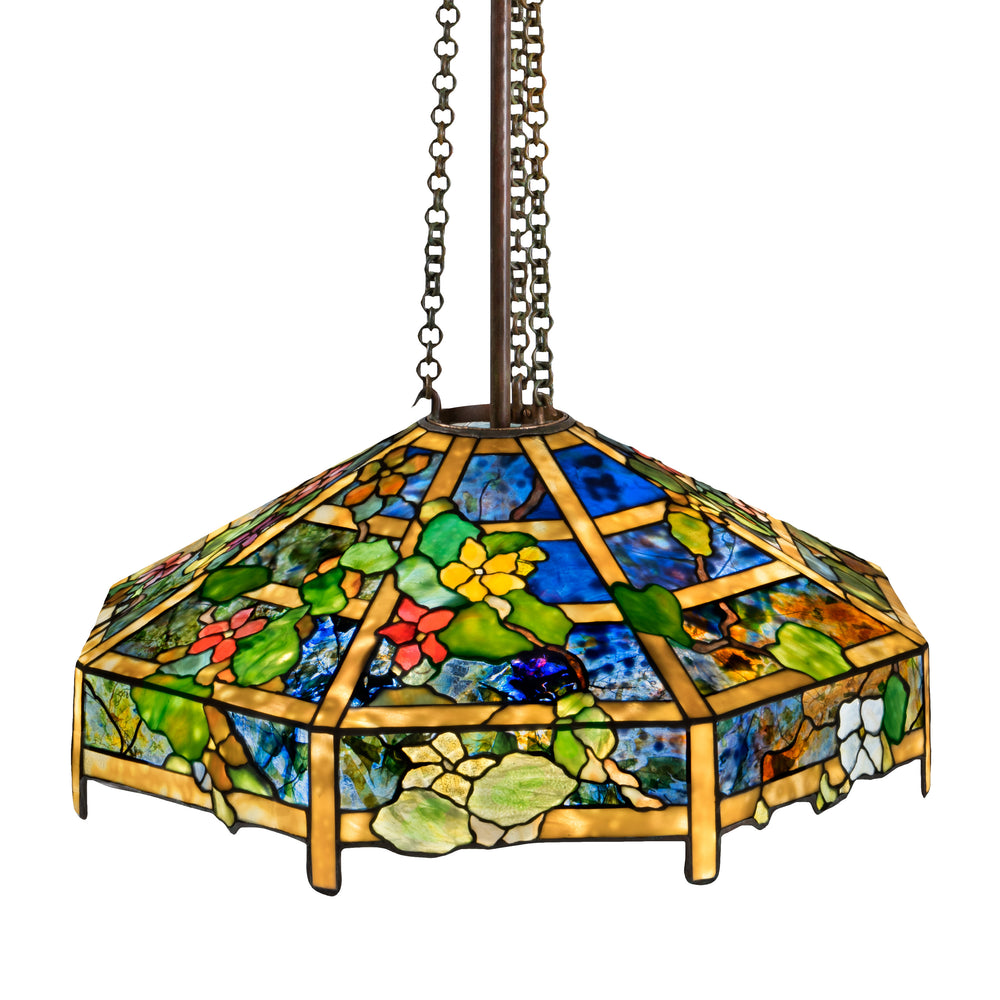 Macklowe Gallery Tiffany Studios New York "Nasturtium" Chandelier