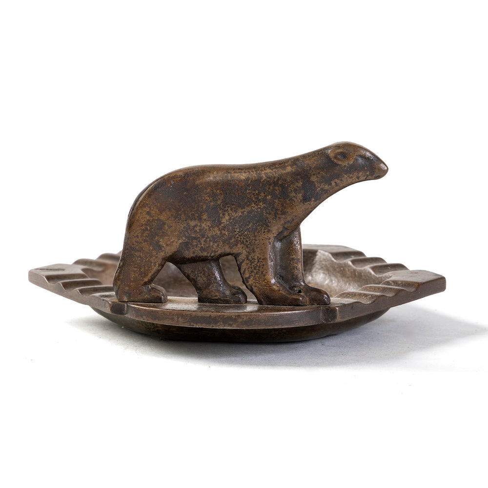 Macklowe Gallery Edgar Brandt "Polar Bear" Ashtray