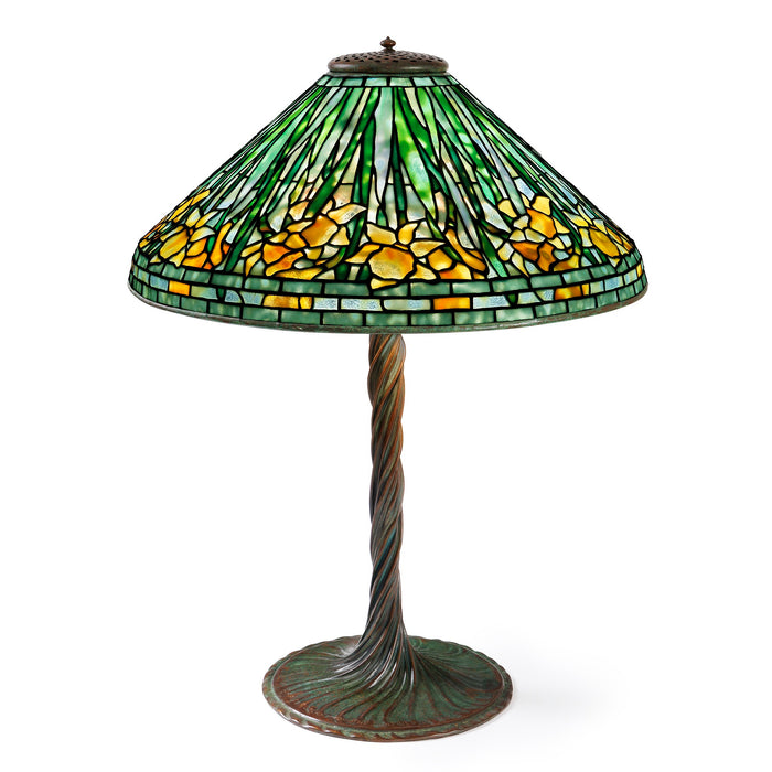 Macklowe Gallery Tiffany Studios New York "Daffodil" Table Lamp