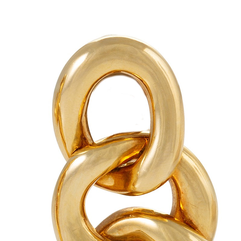 
                      
                        Macklowe Gallery David Webb Gold Triple Curb Link Earrings
                      
                    