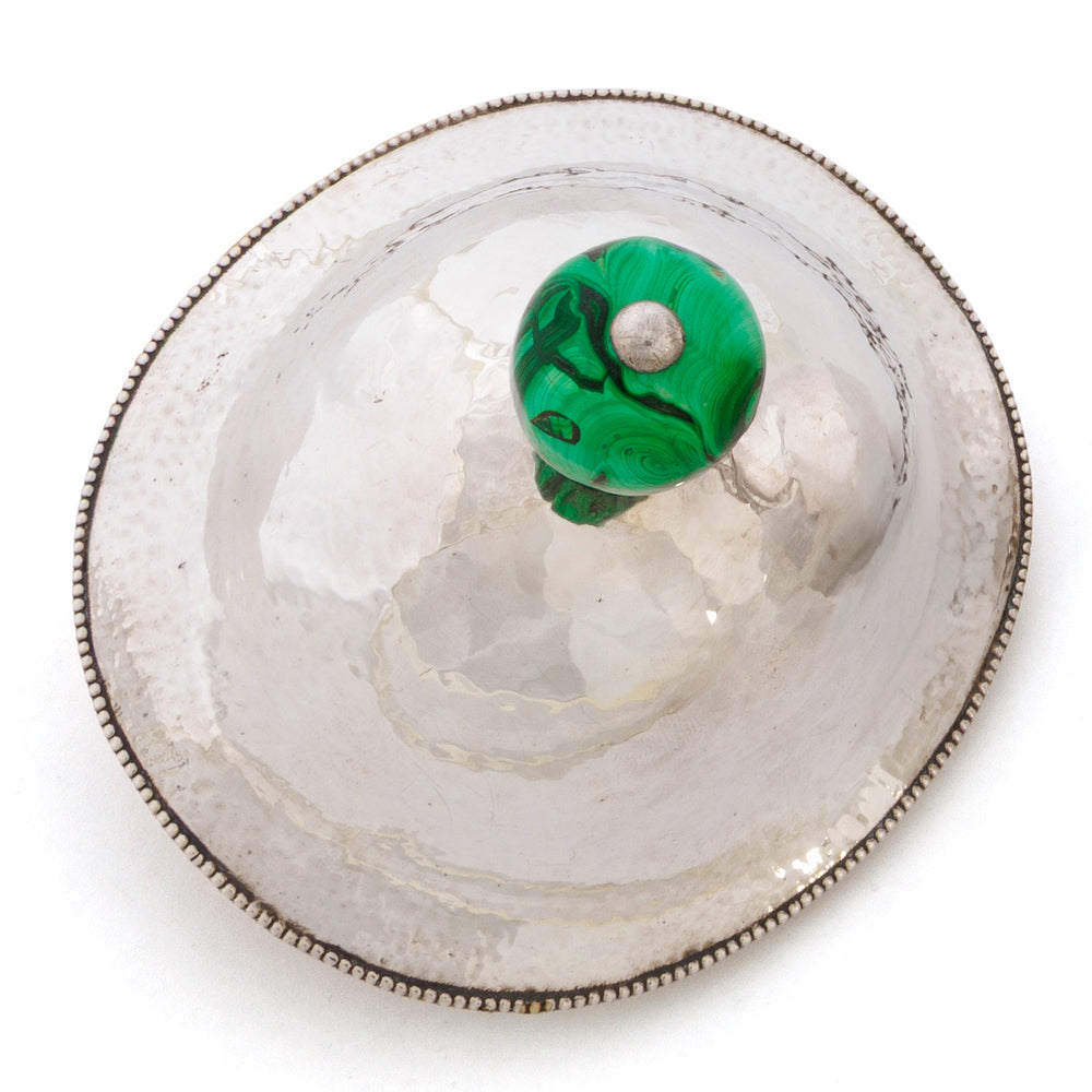 
                      
                        Macklowe Gallery Josef Hoffmann Hammered Silver Covered Bowl
                      
                    