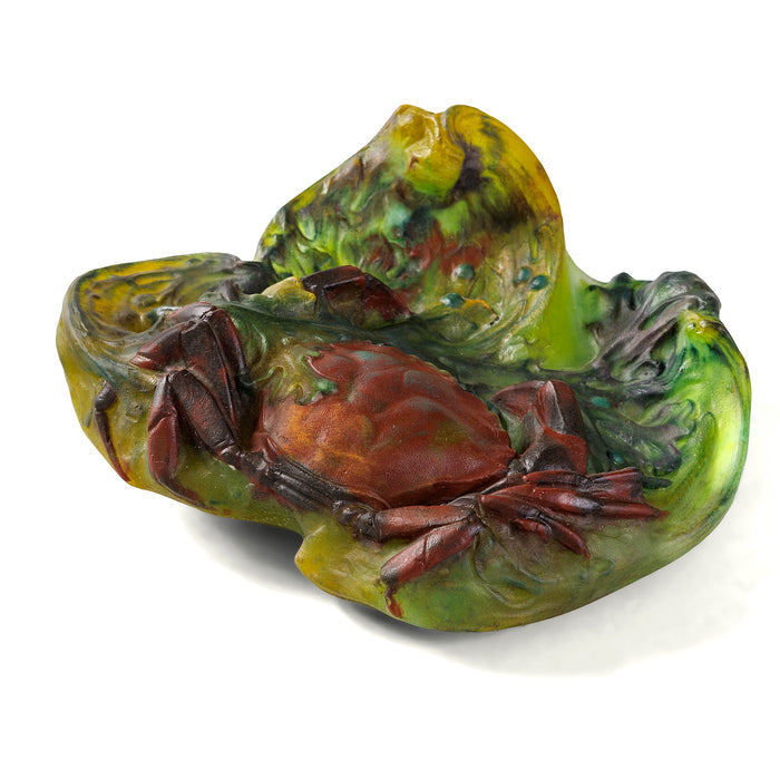 Macklowe Gallery Amalric Walter and Daum Nancy "Crabe" Pâte de Verre Glass Paperweight