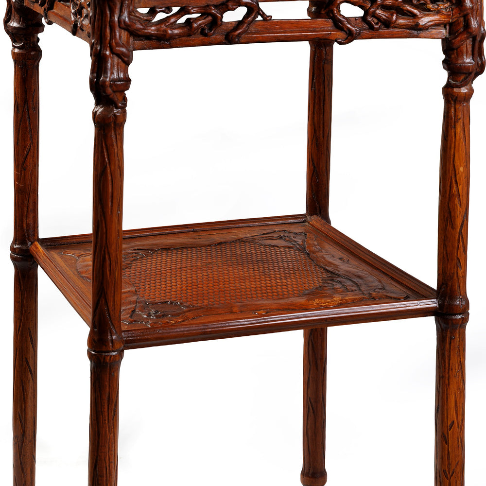 
                      
                        Macklowe Gallery Émile Gallé "Hiver" Two-tiered Table
                      
                    