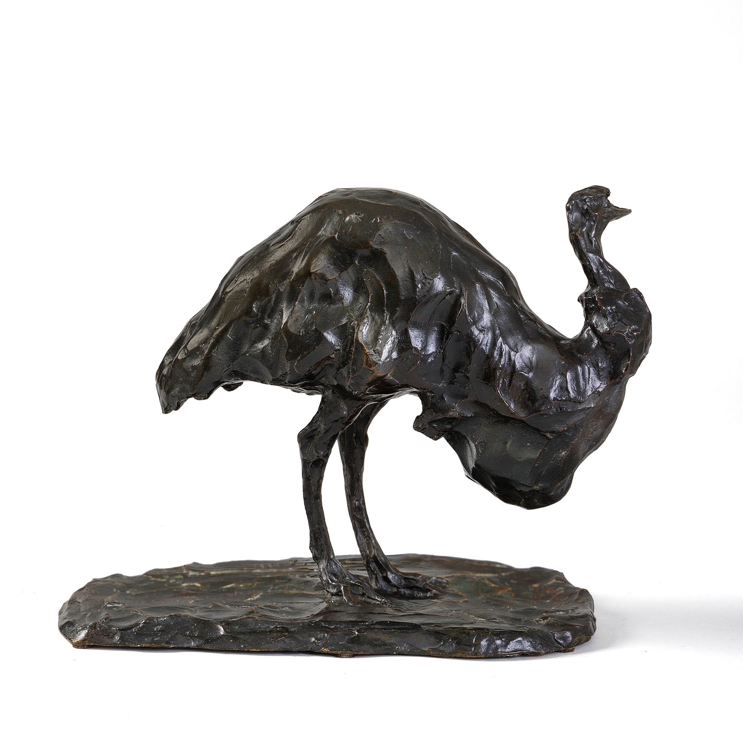 Macklowe Gallery Rembrandt Bugatti "Emu (Émeu)" Bronze Sculpture