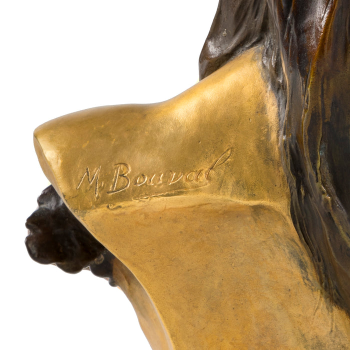 Macklowe Gallery Maurice Bouval "Ophelia" Bronze Sculpture