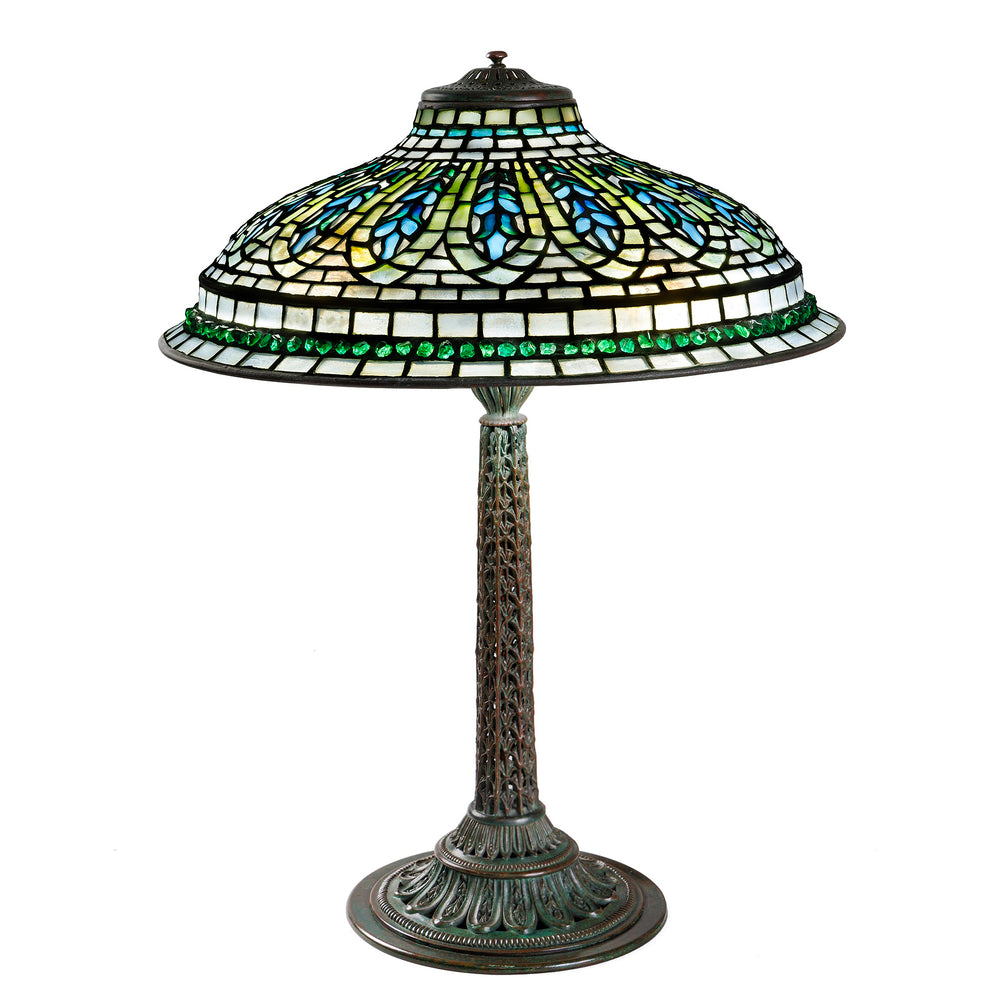 
                      
                        Macklowe Gallery Tiffany Studios New York "Gentian" Flared Table Lamp
                      
                    