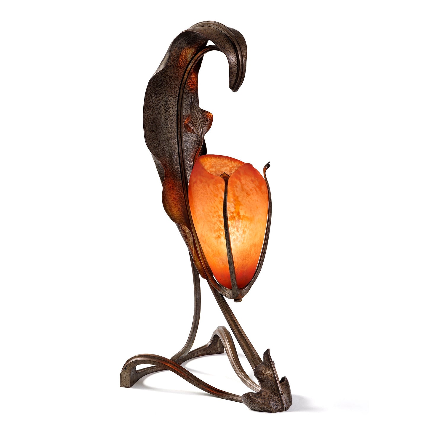 Macklowe Gallery Louis MAJORELLE & DAUM-NANCY "Népenthes" Table Lamp