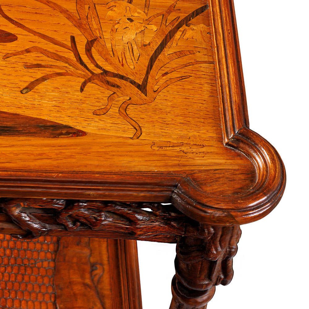 
                      
                        Macklowe Gallery Émile Gallé "Hiver" Two-tiered Table
                      
                    