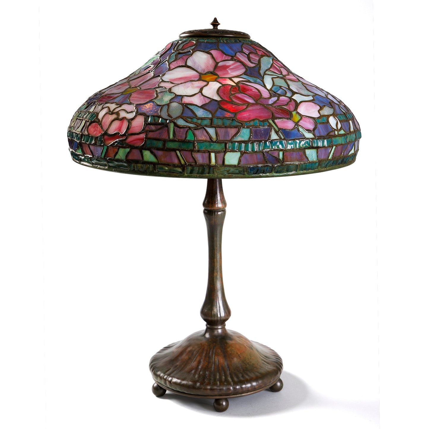 Macklowe Gallery Tiffany Studios New York "Peony" Table Lamp