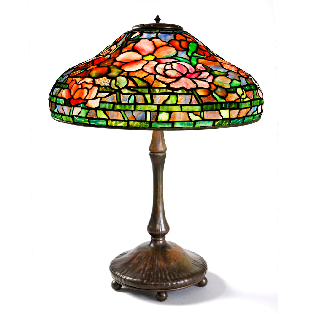 
                      
                        Macklowe Gallery Tiffany Studios New York "Peony" Table Lamp
                      
                    