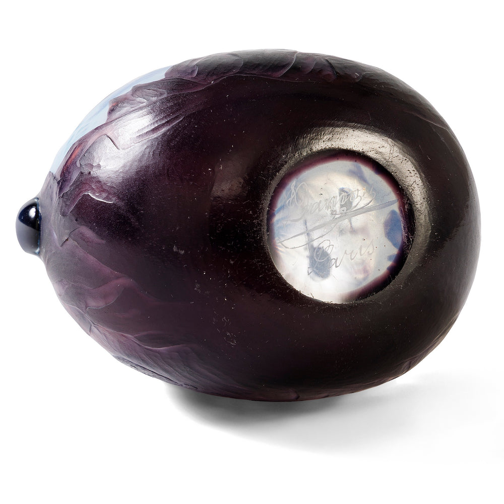 
                      
                        Macklowe Gallery Louis Damon pair of "Vase of Triton" & "Vase of Saint George Slaying the Dragon," Cameo Glass Vases
                      
                    