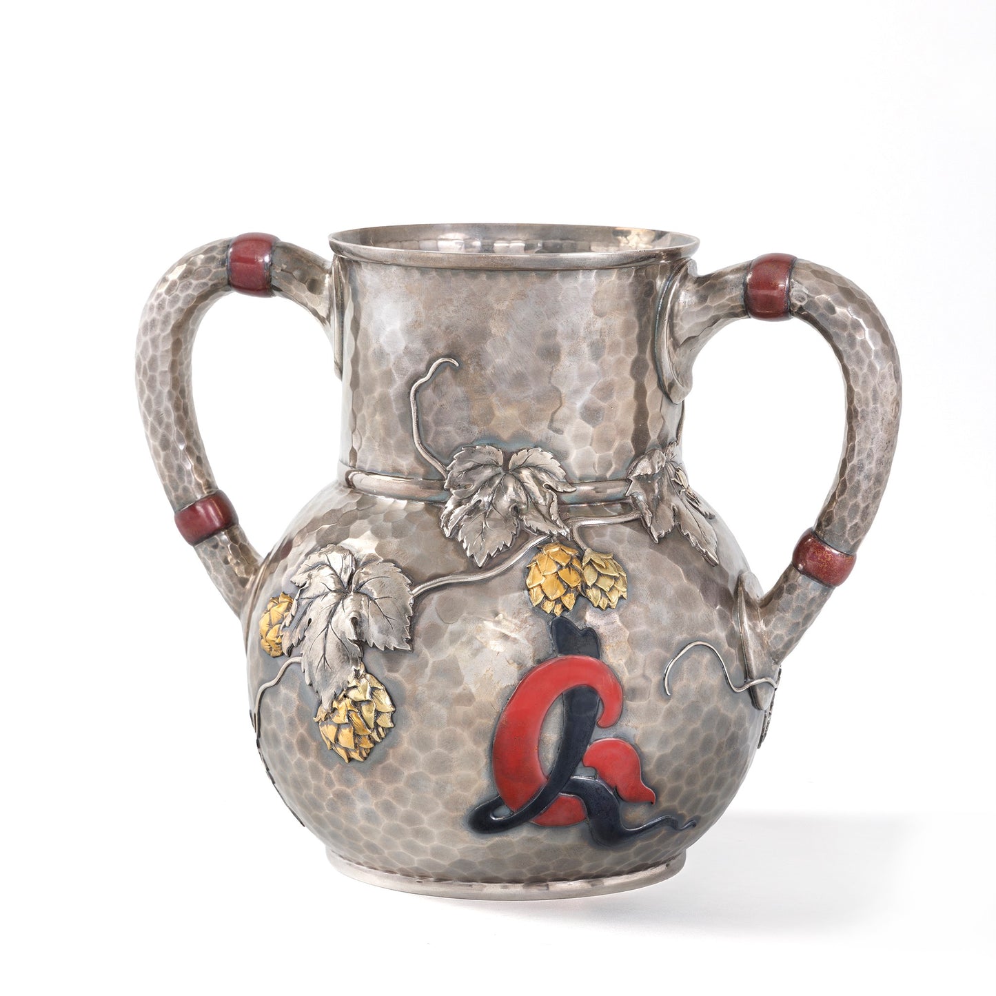 Macklowe Gallery Tiffany & Co. and Edward C. Moore "Hops" Silver Loving Cup