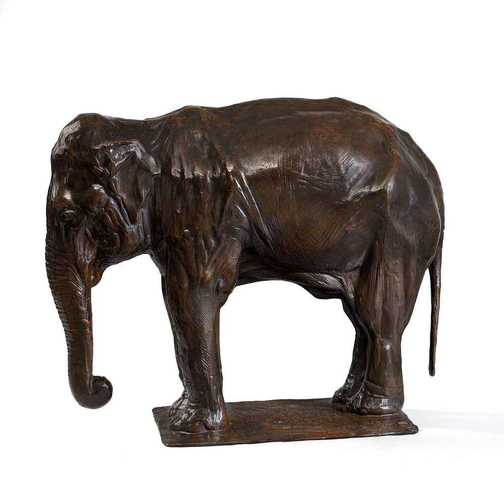 
                      
                        Macklowe Gallery Rembrandt Bugatti "Indian Elephant in Repose (Éléphant de l'Inde au repos)" Bronze Sculpture
                      
                    