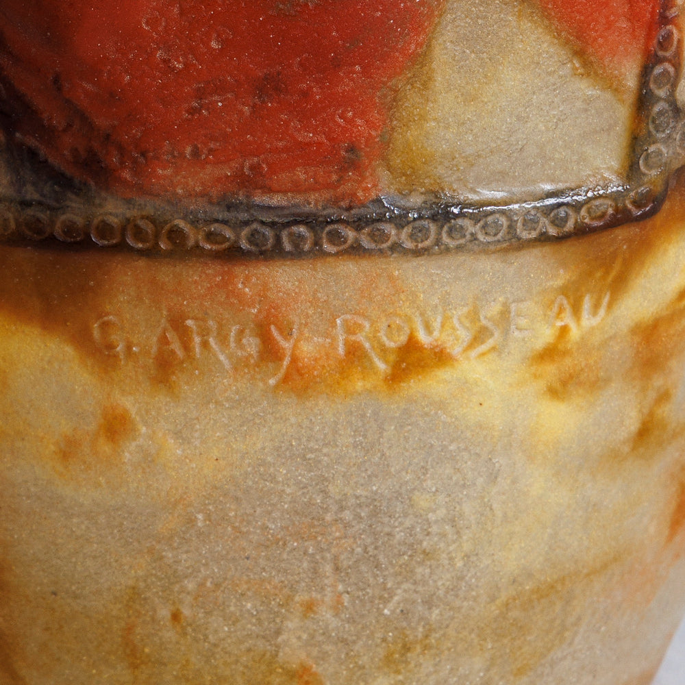 
                      
                        Macklowe Gallery Gabriel Argy-Rousseau "Libations" Pâte de Verre Glass Vase
                      
                    