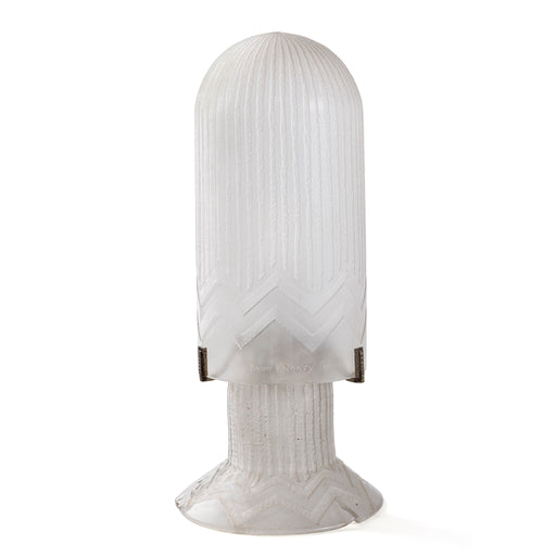 Macklowe Gallery Daum Nancy Frosted Glass "Obus" Table Lamp