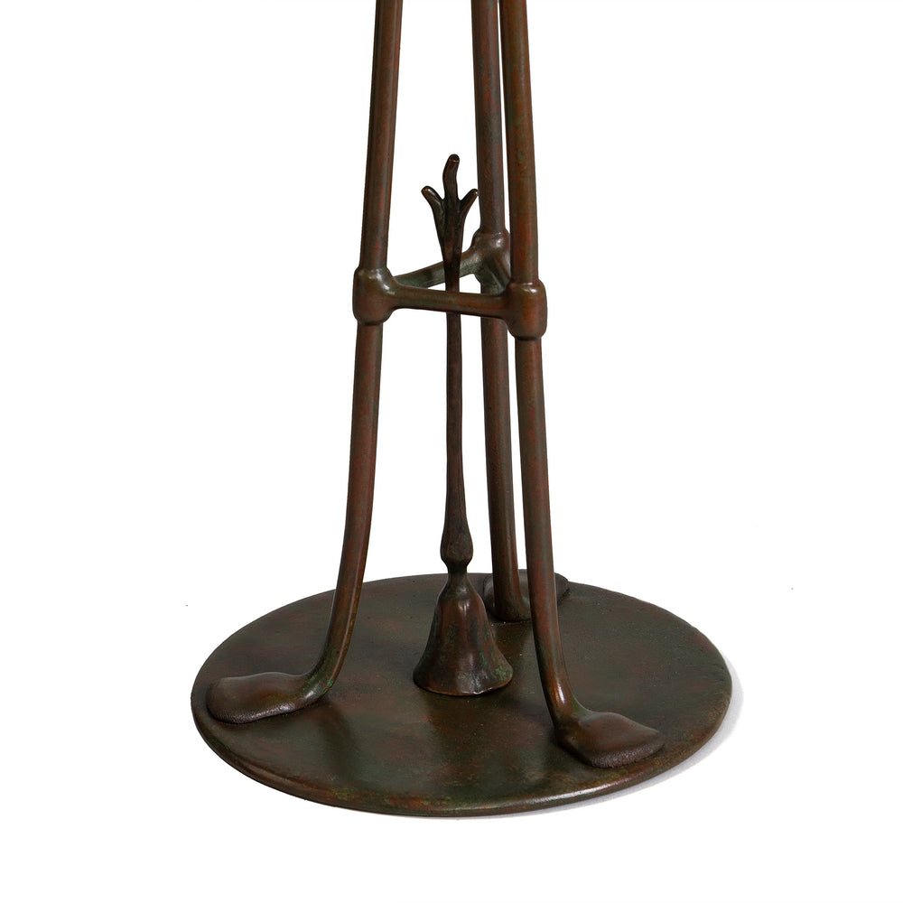 
                      
                        Macklowe Gallery Tiffany Studios New York "Tripod" Candlestick with Snuffer
                      
                    