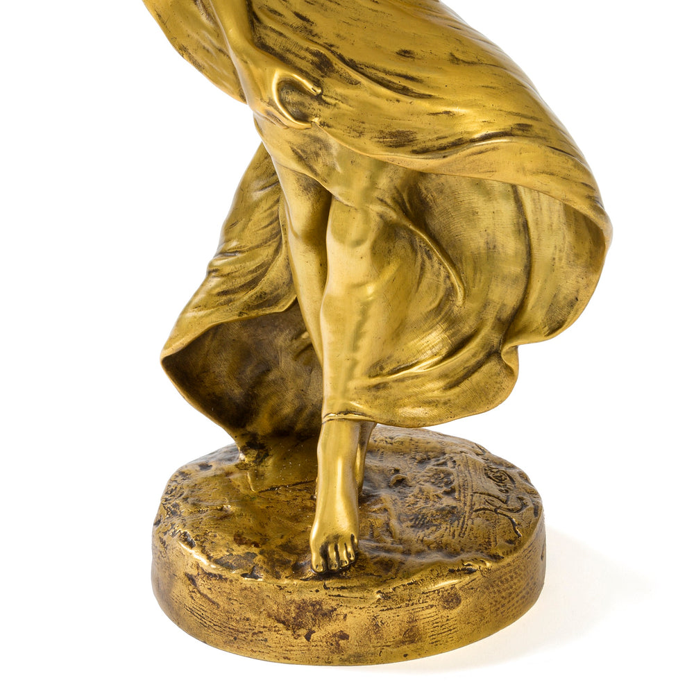 
                      
                        Macklowe Gallery Henri Levasseur "Loie Fuller" Gilt Bronze Sculpture
                      
                    