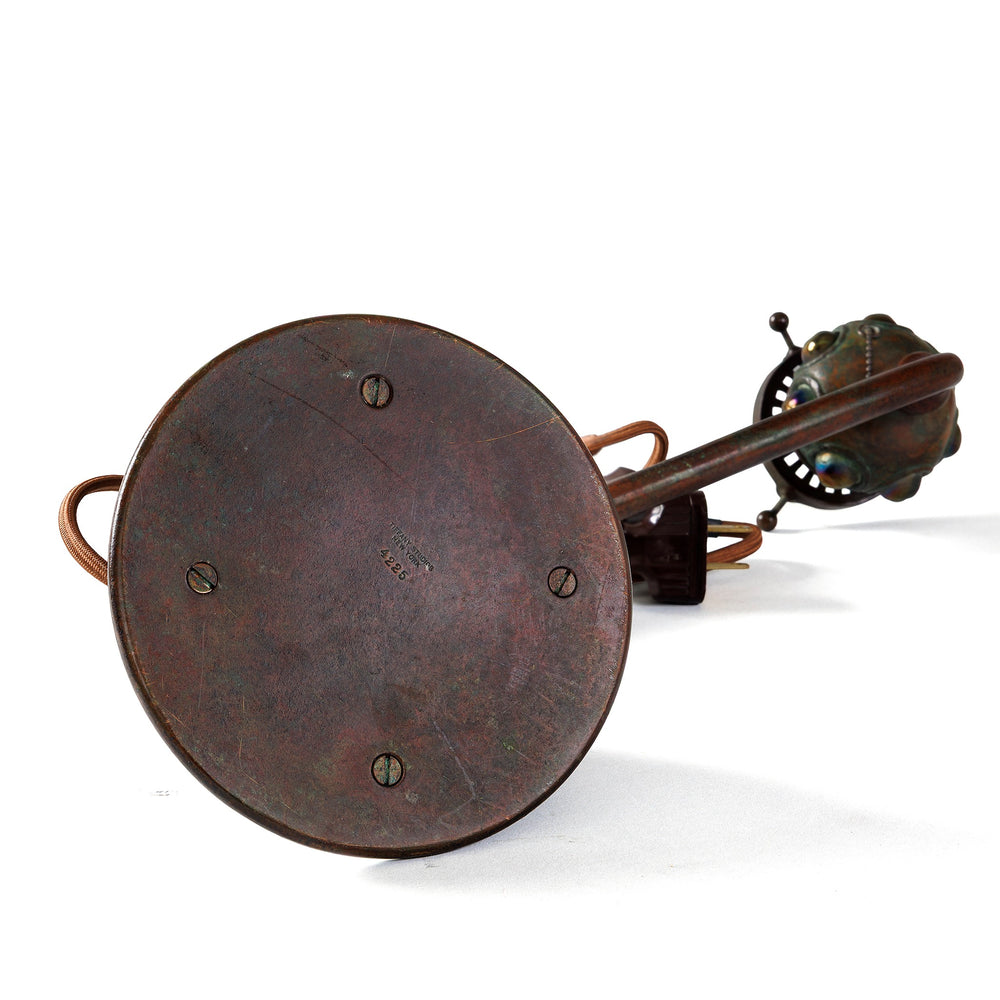 
                      
                        Macklowe Gallery Tiffany Studios New York "Jeweled Tulip Ball" Desk Lamp
                      
                    