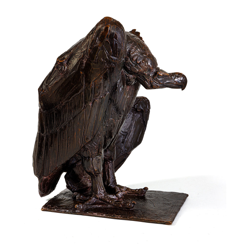 
                      
                        Macklowe Gallery Rembrandt Bugatti "Vulture, One Wing Spread (Vautour, une aile déployée)" Bronze Sculpture
                      
                    