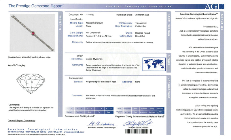 
                      
                        Macklowe Gallery Edwardian Burma No-Heat Ruby Bracelet
                      
                    