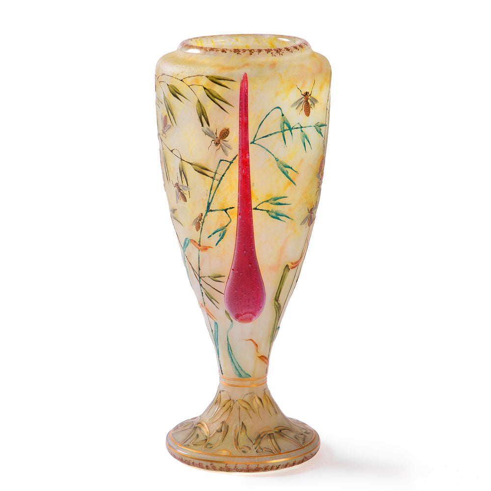 
                      
                        Macklowe Gallery Daum Nancy "Avoine et abeilles" Vase
                      
                    