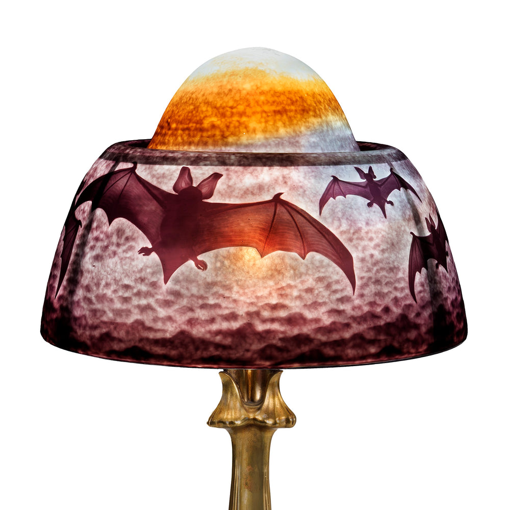 
                      
                        Macklowe Gallery Daum and Louis Majorelle "Bat" Table Lamp
                      
                    