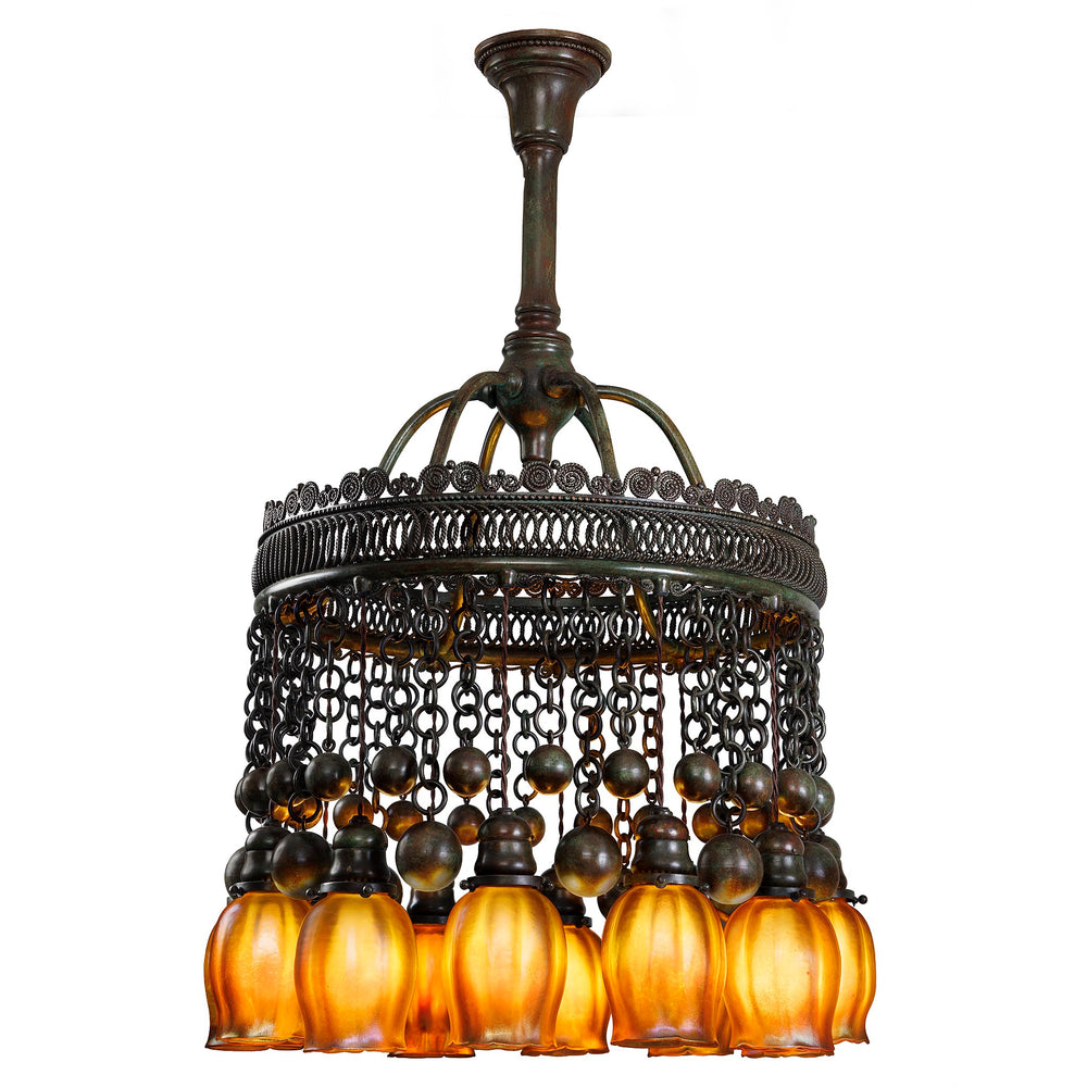 Macklowe Gallery Tiffany Studios New York "Moorish" Chandelier