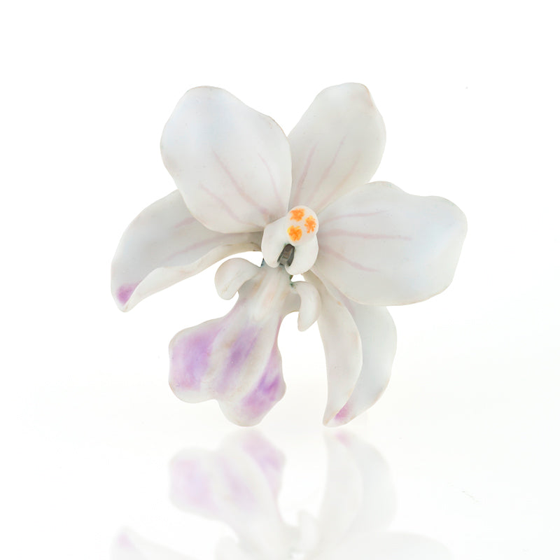 Macklowe Gallery Tiffany & Co. Orchid Brooch, attributed to Paulding Farnham