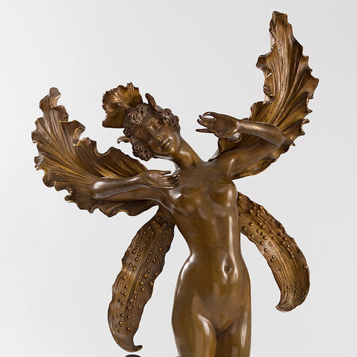 Macklowe Gallery Louis Chalon "La Fée" Bronze Sculpture