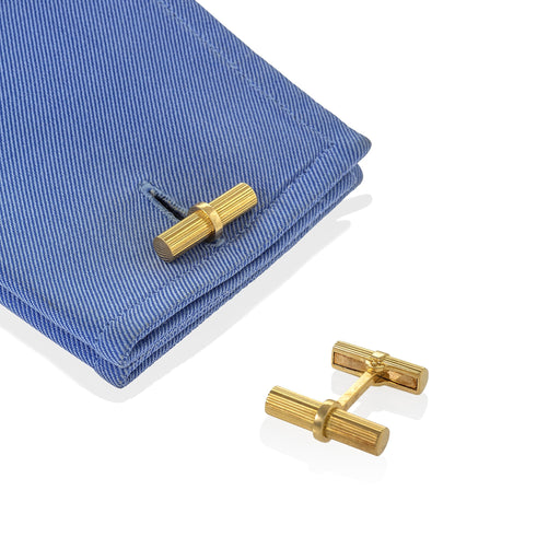 Macklowe Gallery Van Cleef & Arpels Gold Cylinder Cuff Links