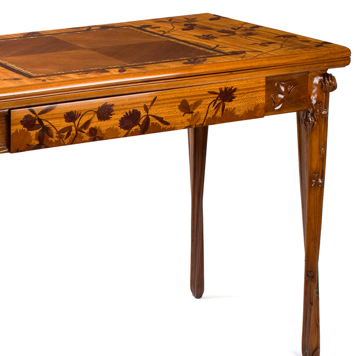 Louis Majorelle Inlaid Marquetry Games Table