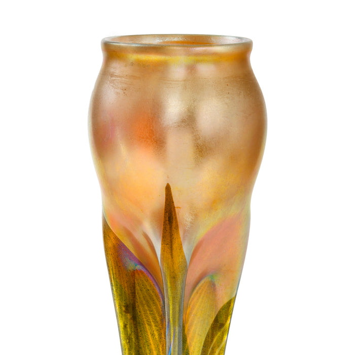 Macklowe Gallery Tiffany Studios New York "Pulled Feather" Vase