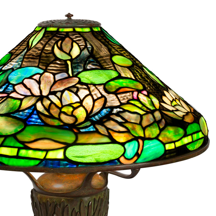 Macklowe Gallery  Tiffany Studios New York “Flowering Water Lily” Table Lamp